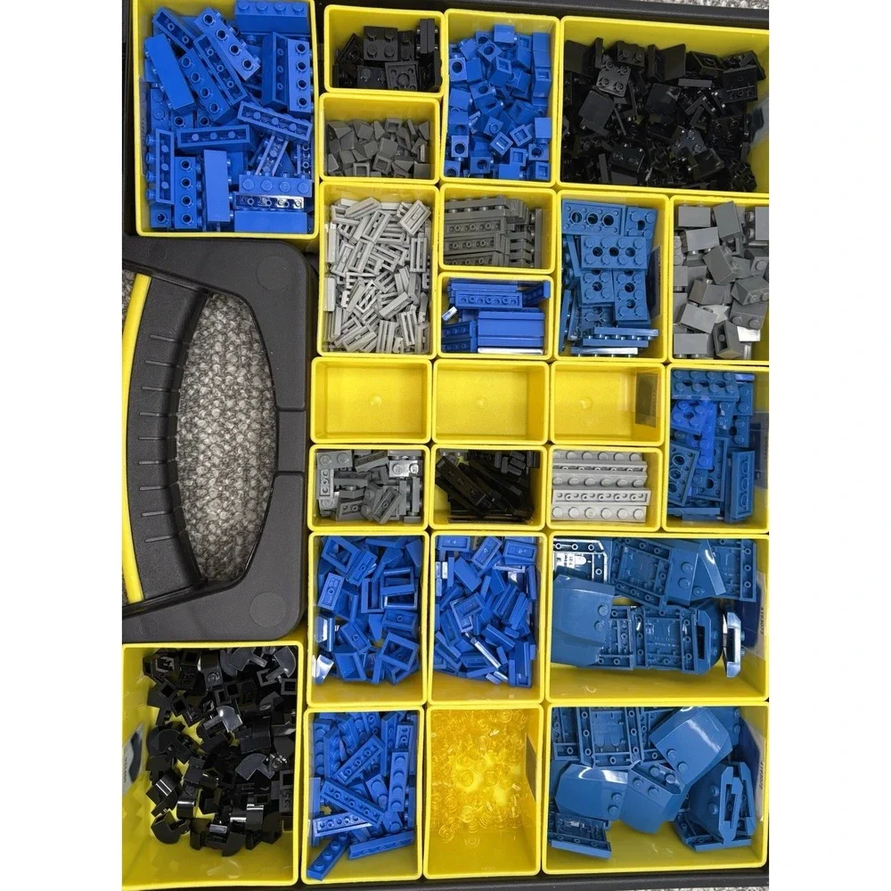 Lego Lot Black Blue Gray Random Set HTF Pieces Over 150 Pieces Replacements